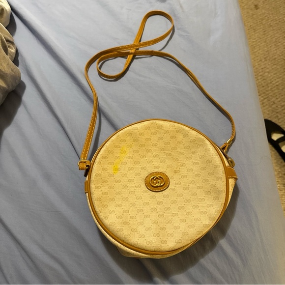 Gucci Handbags - Gucci GG mini white canteen Crossbody Bag with Gold-Tone Hardware